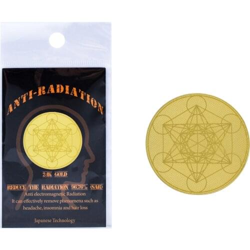 10pcs Scalar Quantum Shield Energy Sticker with Negative Ions for EMF EMR 5G radiation protection anti 5g