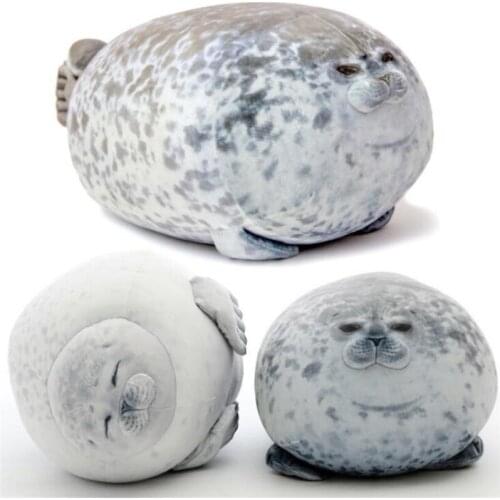 30-100cm Soft Sea Lion Plush Toys Sea World Animal Seal Plush Stuffed Doll Baby Sleeping Pillow Kids Girls Gifts