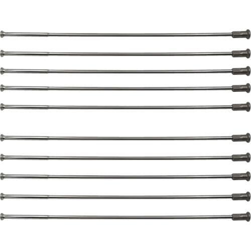 40 Pieces 1 Lot Diaemter 3.5mm to 3.13mm Head Butted Straight Pull Motorcycle Spokes Match With 304 Stainless Steel Nipples