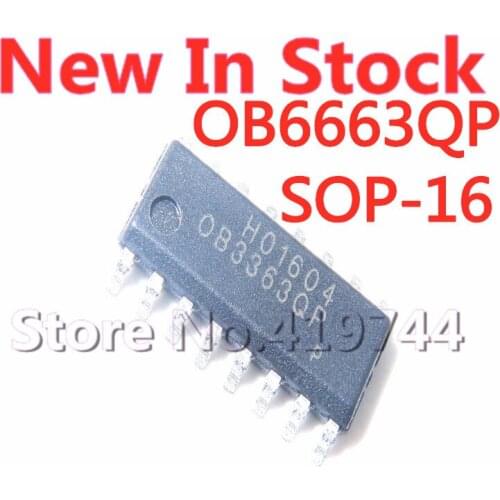 5PCS/LOT OB3363QP OB3363 SOP-16 SMD backlight control chip NEW In Stock