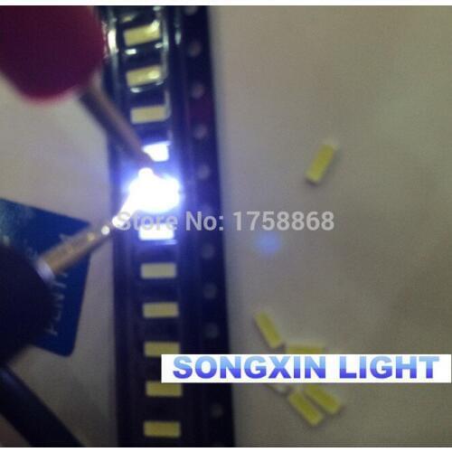 500PCS EVERLIGHT 4014 LED Backlight 0.2W SMD 4014 LED Diodes 3V Cool white 20LM LCD Backlight for TV TV Application PLCC-4