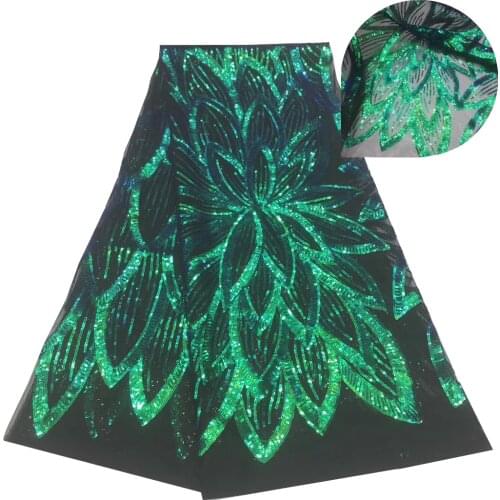 African Lace Fabric 2019 High Quality Wine Lace African Velvet Lace Fabric With Sequins Embroidery Nigerian Party Dress ZP1007