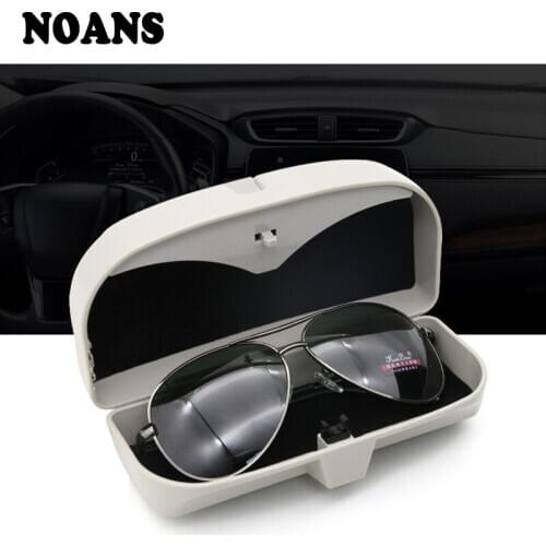 For VW polo passat b5 b6 Mazda 3 6 cx-5 Toyota corolla Ford focus 2 Car Sun Visor Big Glasses Storage Case Holder Accessories