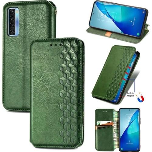 Flip Wallet Case for TCL 20 Lite Plus Retro Magnet Card Book Cover TCL 20L 20 L Leather 360 Protect Case for TCL 20L Plus + Etui