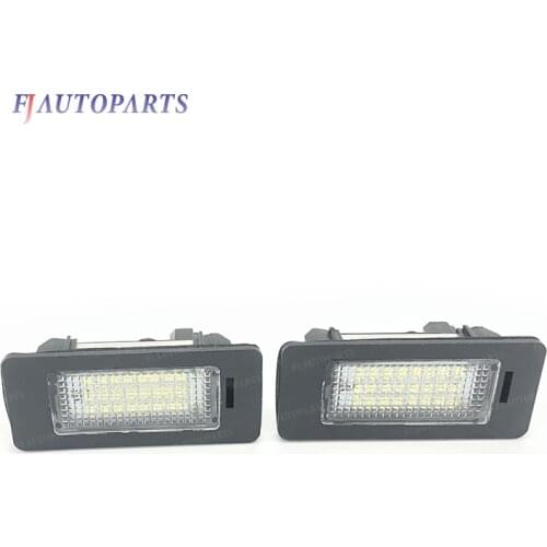 For BMW 3 5 Series Canbus E39 E60 E61 E90 E92 Pair LED License Number Plate Light Lamp 63267165646 63267193293