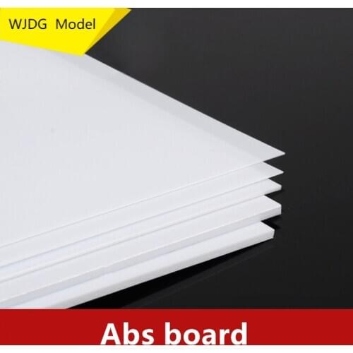 1pcs ABS board 200mmx250mm thickness 1mm/2mm/4mm, DIY building model materials by hand