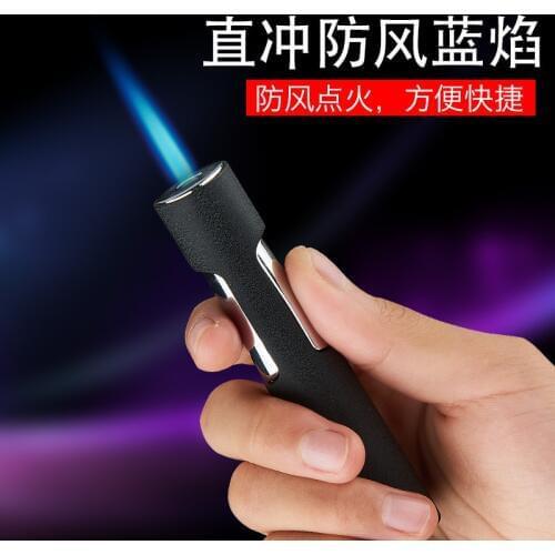 Torch Jet Flame Turbo Lighter Metal Windproof Compact Butane Cigar Cigarettes Refillable Gas Pipe Lighter Smoking Accessories