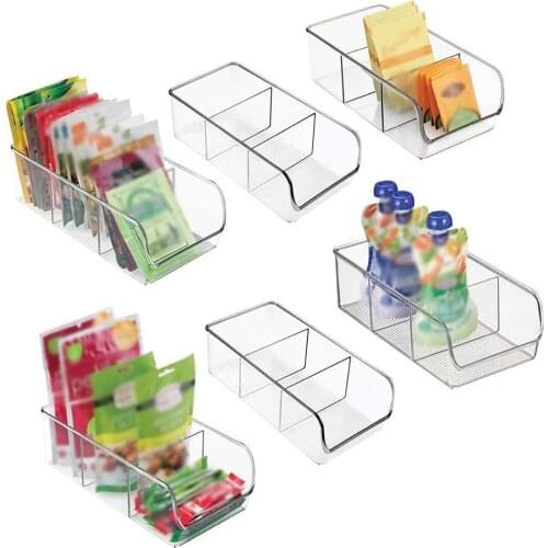 Refrigerator Food Storage Container Soda snack Holder Fridge Drawer Shelf Fresh Box Pantry Organizer For Kitchen Bathroom Storag