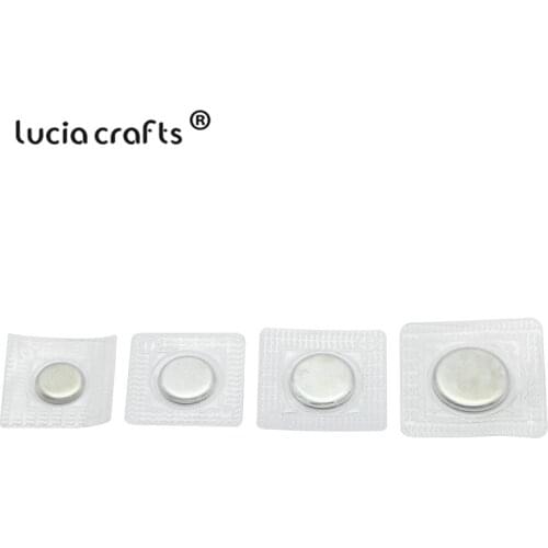 Lucia crafts 5 pairs/lot 13/15/17/20mm Invisible Hidden Sew Magnetic Snap Buttons DIY Sewing Garment Bag Accessories G1016