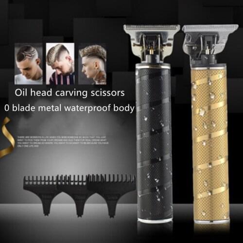 T Bald Head Hair Clipper Mower Rechargeable Trimmer T-Outliner Barber Shaving Machine Vintage Cordless Haircut Men Cutter Shaver