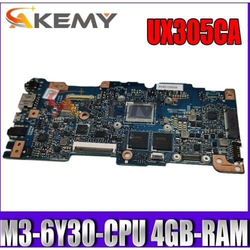 UX305CA Motherboard For Asus UX305CA UX305C U305C Laptop Notebook Mainboard W/ M3-6Y30-CPU 4GB-RAM 100% Fully Tested