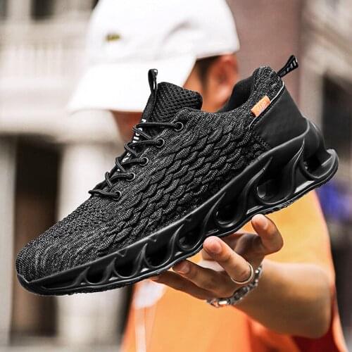 Autumn Flame Blade Mens Shoes Cushion Shock Absorption Running Shoes Men Ultra Light Chunky Sneakers Male zapatos deportivos