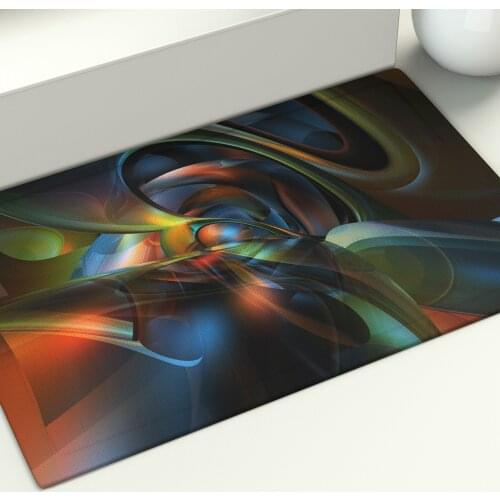 Geometric Visual Effect Floor Mat Raja Yoga Rugs Large Home Living Room Bedroom Hallway Dormitory Carpet Print Decoration