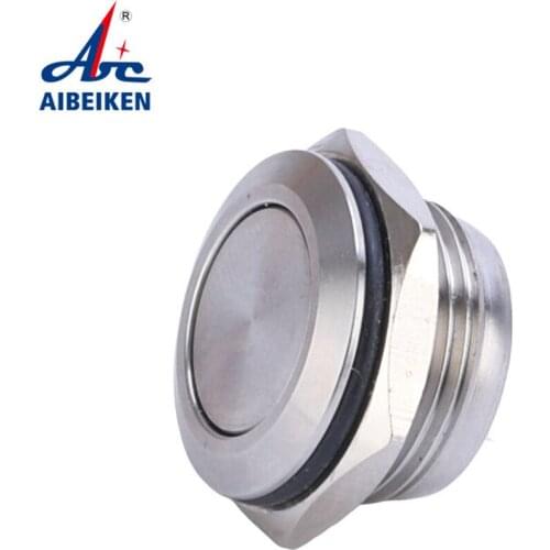 New type micro 12mm Momentary ultra-short stainless steel mini push button switch IP67 without led