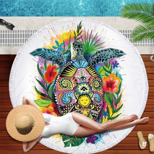 Plant watercolor animal beach towel large beach towels miraculous microfiber towel beach towel Beach mat Bath towel Towel beach