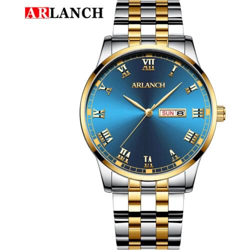 SYNOKE Mens Stainless Steel Watch