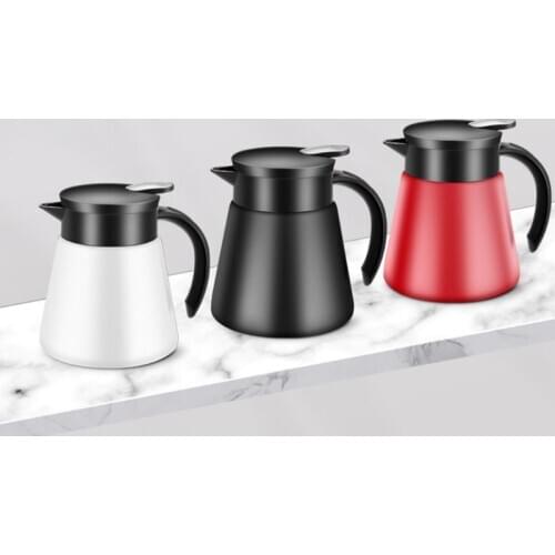 680/880ml Stainless Steel Double Wall Vacuum Flask Insulated Coffee Pot Thermos Milk Tea Water Jug Kettle