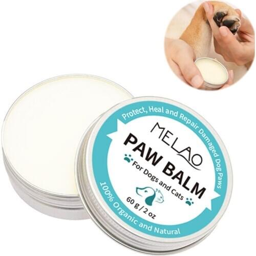 60mL Dog Paw Balm Care Nose Snout Elbow Moisturizer Protection Natural Paw Balm For Dogs Cats Toe Health Pet Products 2021 New