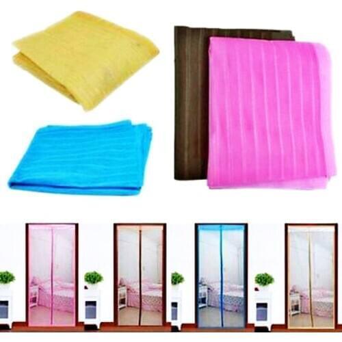 Magic Door Screen Mesh Net Curtain Hands-Free Retractable with Magnets Anti-Mosquito Bug As seen on TV