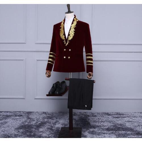 YIYELANZHOU Men's Business Suits