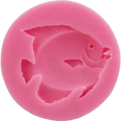 1pc Fish Shaped Silicone Mold Non-Stick DIY Creative Candy Making Mold Fondant Mold For DIY Cocina Baking Tools