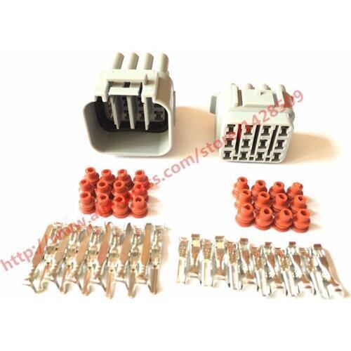 Furukawa 10 Set 12 Pin FW-C-12M-B FW-C-12F-B Female Male Waterproof Electrical Wire Connector Plug Auto Connectors