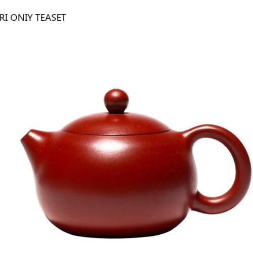 150ml Yixing Famous Purple Clay Teapots Ball Shaped Infuser Xishi Tea Pot Beauty Kettle Handmade Zisha Tea Set Dahongpao Gifts