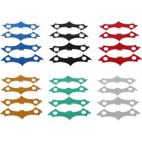 4pcs Aluminum Alloy Skateboard Deck Protective Gasket Longboard Anti-sinking Prevent Sag Hardware Outdoors Skateboard Parts