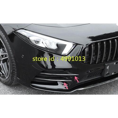 For Mercedes Benz A Class W177 A180 A200 A250 2019 2020 car styling cover protection front racing Grid Grill Grille panel 4pcs