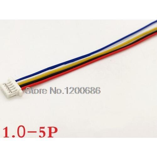 SH1.0 5Pin Male Plug Connector With Wire Cable 8cm
