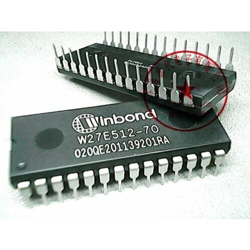 5pcs W27E512-70 DIP-28