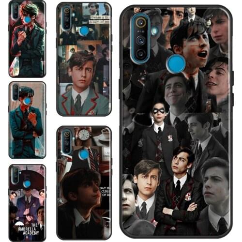 Umbrella Academy Five Aidan Gallagher For Realme 8 Pro 6 7 Q3 Pro GT Neo C15 C3 C21 C11 Phone Case For OnePlus 9 Pro 8 7T 8T 9R