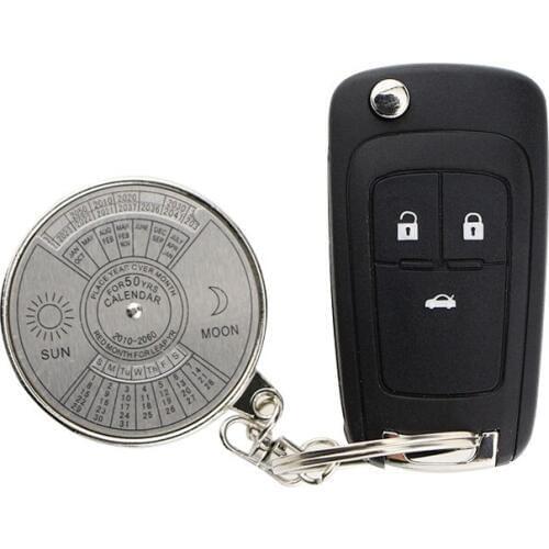 Color My Life Car Calendar Key Chain Metal Keychain Key Ring for BMW X3 F25 E83 X5 E70 F15 X6 X1 F48 730D 730 750LI 7 E38 745 LI