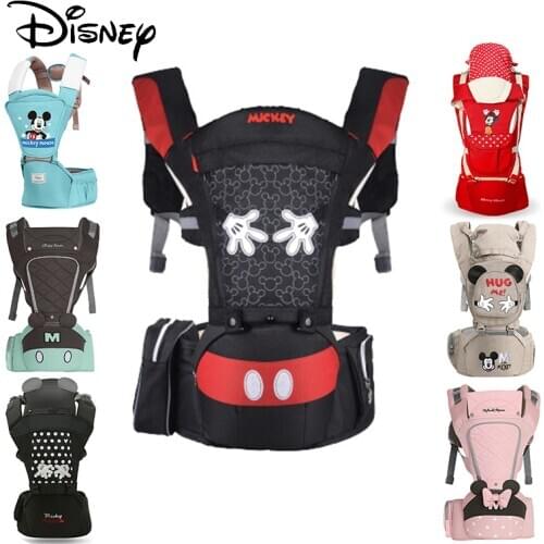 Disney Ergonomic Baby Carrier Backpack Infant Sling Toddler Waist Wrap Carrier Baby Holder Kangaroo Hipsit Mickey Newborn