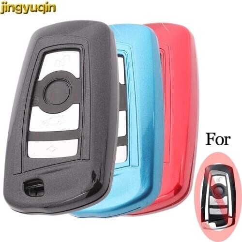 Jingyuqin ABS Paint Car Key Case Cover for BMW 520 525 f30 f10 F18 118i 320i 1 3 5 7 Series X3 X4 M3 M4 M5 Car Styling Protector