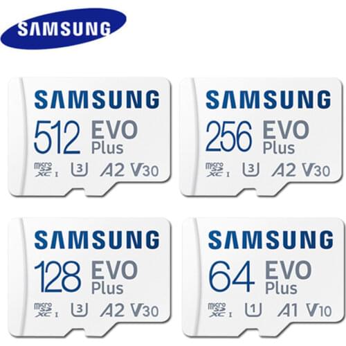 SAMSUNG EVO PLUS Memory Card 256GB High Speed 100 MB/S Micro SD Class 10 U3 TF Cards UHS-I 128G 64GB 32GB Micro SD Card 512gb