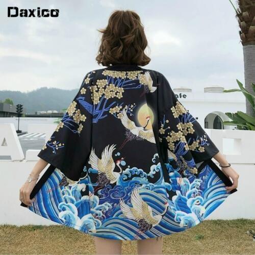 Japanese Yukata Summer Women Kimonos Cardigan Ethnic Woman Kawaii Loose Blouse Japanese Streetwear Beach Thin Asian Clothes