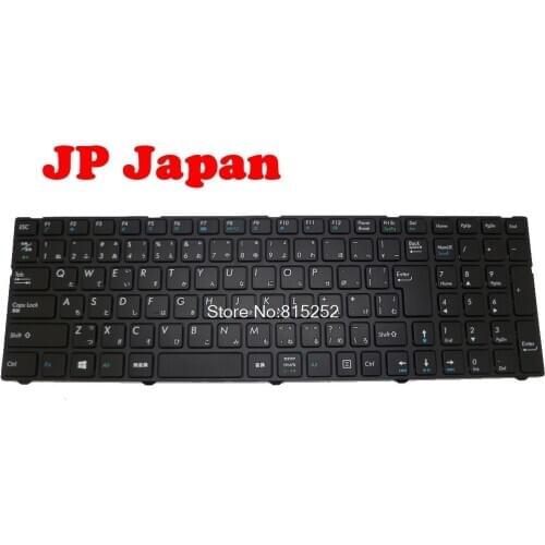 Laptop Keyboard For Pegatron C15 MP-13A86D0-528 0KN0-CN1GE12 Japanese JP/Nordic NE/ Swiss SW New With Black Frame