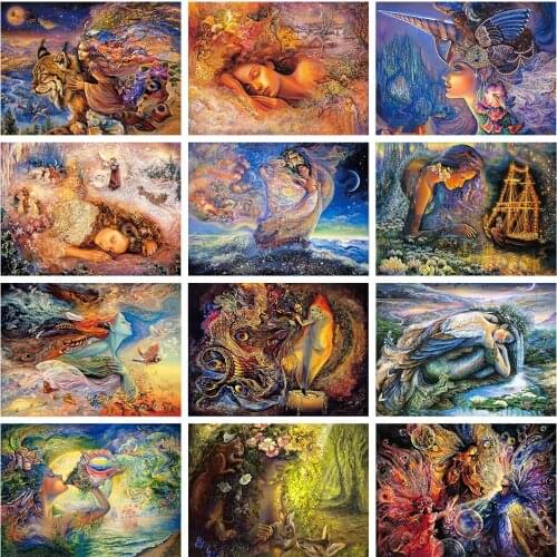 Beautiful Girl Butterfly 5D DIY Diamond Painting Embroidery Diamond Cross Stitch Mosaic Rhinestone Home Decor