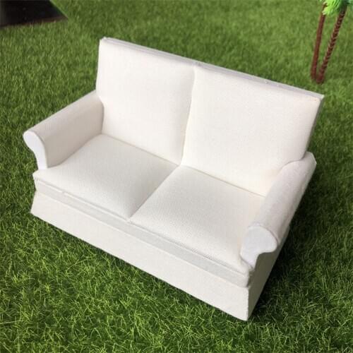 Miniature Dollhouse Sofa Dollhouse Accessory Kids Doll House Play Toys Gift for Girls
