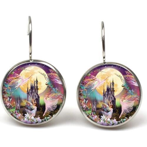 Fairytale Angel Retro Dancer Fashion Earrings Ms. Earrings Couple Earrings