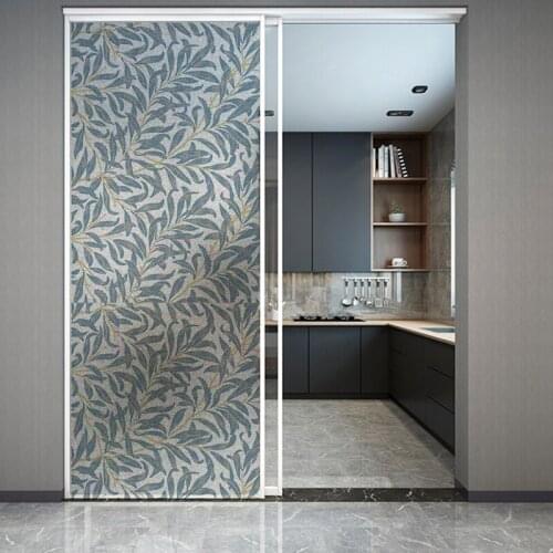 Custom William Morris Frosted Glass Window Film Window Sticker For Privacy Protection Bedroom Home Decorative Film Sticker 120cm
