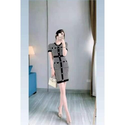 2021 new fashion, high quality high-end knitted womens dress, sweat absorption breathable, super beautiful