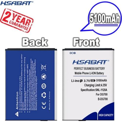 New Arrival [ HSABAT ] 5100mAh B-DG700 Replacement Battery for Doogee DG700 TITANS2 BDG700