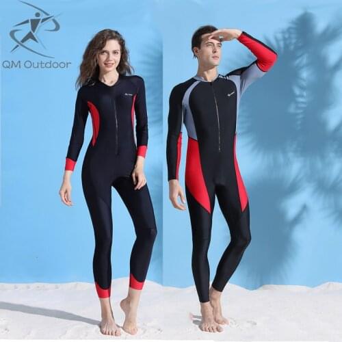 New Professional Quick-drying Diving Suit Surfing Snorkeling Suit Couple One-piece Swimsuit Suit Diving Suit