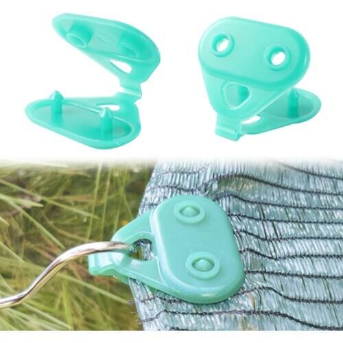 Film Buckle Plastic Greenhouse Film Clip To Clamp Shade Cloth Clip Practical Household Gardening Sun Shade Net Clips100 Pcs