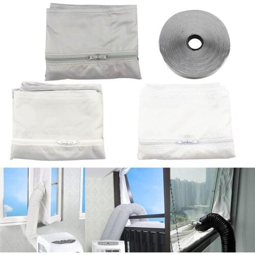 1pc 4m Air Lock Window Seal Cloth Plate Sealing For Mobile Air Conditioners Air-Conditioning Units waterproof Soft Home Flexible