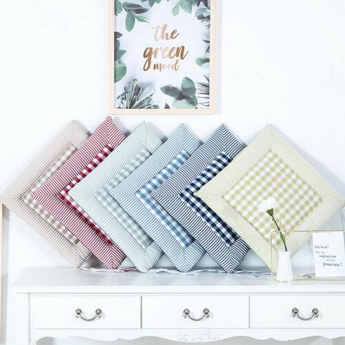 40x40CM Fashion Soft Cotton Plaid Garden Thicker Seat Pads Dining Room Chair Cushion Kitchen Office Soft Patio Pad