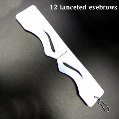 Different eyebrow stencil models eyebrow shaping makeup styles eyebrow templates lanceted eyebrows 12 pairs