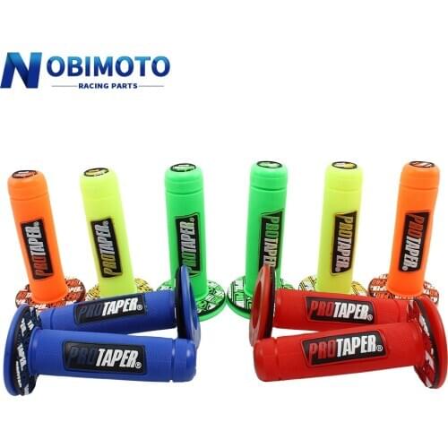 5 Colors Option Handle Grip Protaper Motorcycle Protaper Dirt Pit Bike Motocross 7/8" Rubber Gel Hand Grips Brake Hands
